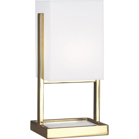 Robert Abbey Nikole 13" Column Table Lamp Modern Brass