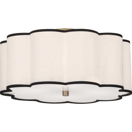 Robert Abbey Axis 20" Flush Mount Ceiling Fixture Aged Brass