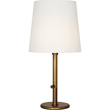 Robert Abbey Rico Espinet Buster Chica 29" Tall Buffet Table Lamp with Fondine Fabric Shade Aged Brass