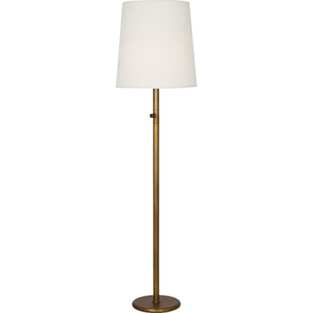 Robert Abbey Rico Espinet Buster Chica 63" Tall Torchiere Floor Lamp with Fondine Fabric Shade Aged Brass