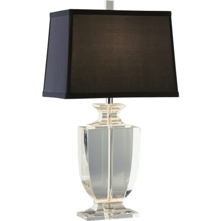 Robert Abbey Artemis 21" Novelty Table Lamp Black Dupioni