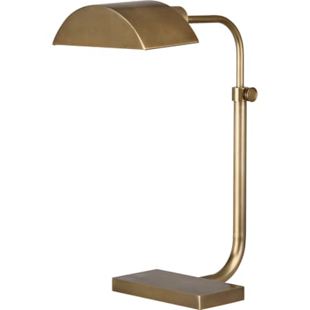 Robert Abbey Koleman 16" Tall Arc Desk Lamp Aged Brass