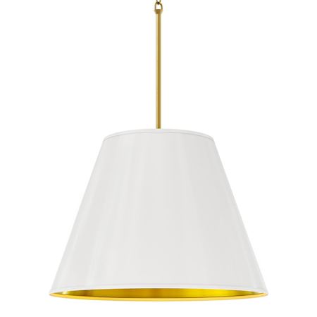 Robert Abbey Janet 4 Light 20" Wide Pendant Modern Brass / Matte Daisy / Matte Gold