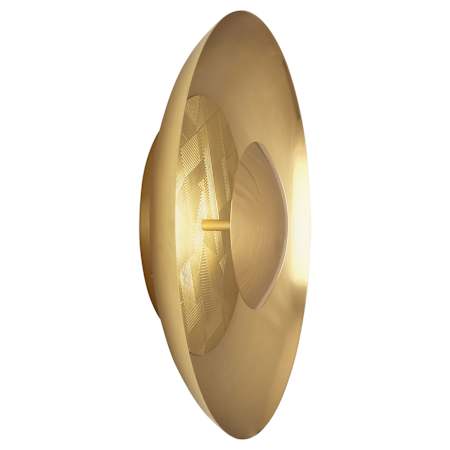 Robert Abbey Michael Berman Brut 18" Wide LED Semi-Flush Ceiling Fixture Modern Brass
