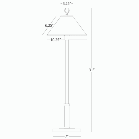 Robert Abbey-Aaron Tall TL-Line Drawing