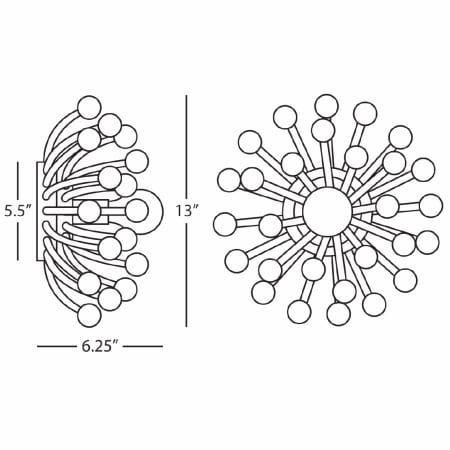 Robert Abbey-Anemone Flush 13-Line Drawing
