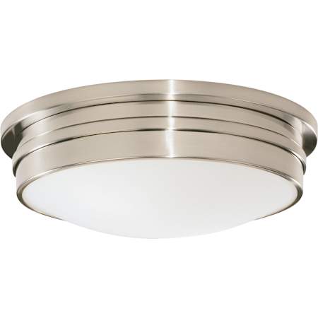 Robert Abbey Roderick 3 Light 16" Wide Flush Mount Bowl Ceiling Fixture with Frosted Glass Shade Antique Silver