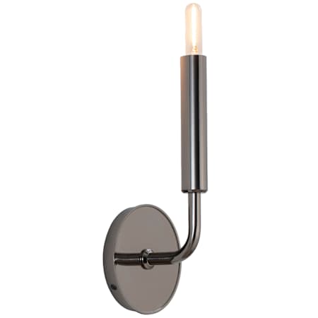 Robert Abbey Mavisten Edition Carbonia 12" Tall LED Wall Sconce Black Chrome