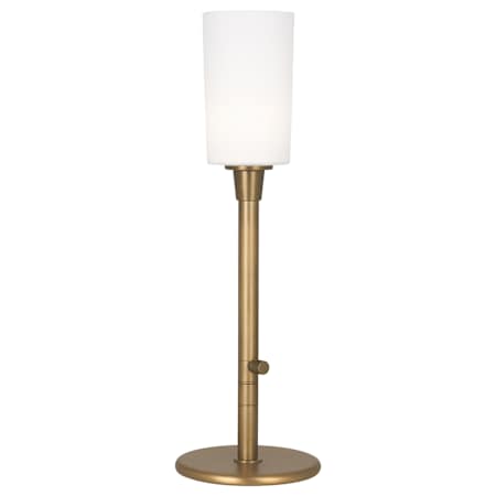 Robert Abbey Rico Espinet Nina 28" Tall Buffet Table Lamp with Frosted Glass Shade Aged Brass