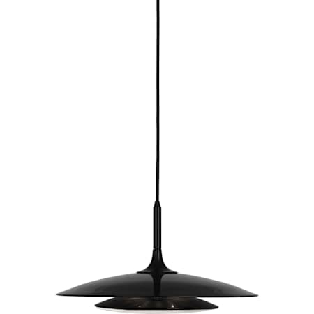 Robert Abbey Axiom 3 Light 19" Wide LED Pendant Gloss Black