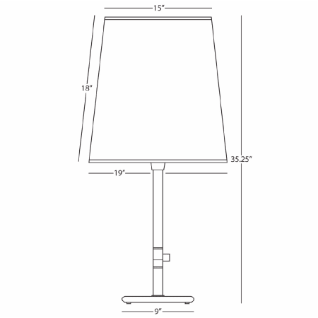 Robert Abbey-Buster Ascot TL-Line Drawing