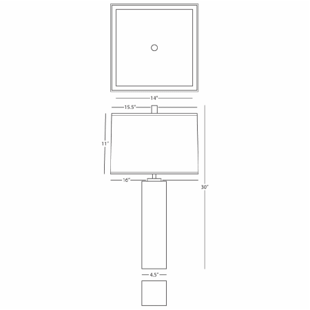 Robert Abbey-Canaan WM Column TL-Line Drawing