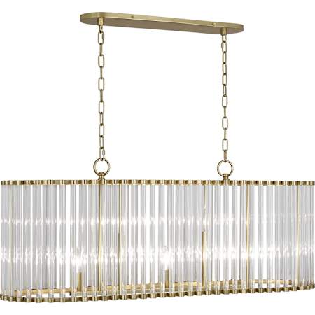 Robert Abbey-Cole Chandelier-Modern Brass Full