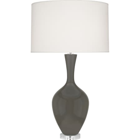 Robert Abbey Audrey 34" Tall Vase Table Lamp with White Fabric Shade Ash
