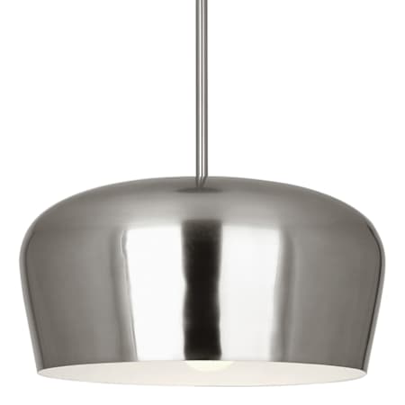 Robert Abbey Rico Espinet Bumper 19" Wide Pendant Dark Antique Nickel / White