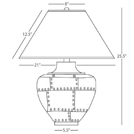 Robert Abbey-Foundry BRUS TL-Line Drawing