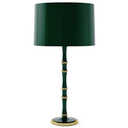 Robert Abbey Kane 31" Tall Buffet Table Lamp with Jungle Paper Shade Jungle / Modern Brass