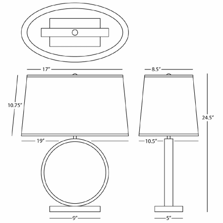 Robert Abbey-Logan Ascot CM TL-Line Drawing
