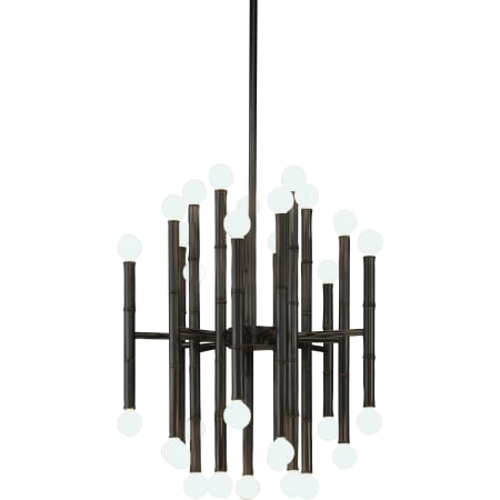 Robert Abbey-Meurice Chandelier-Deep Bronze Full