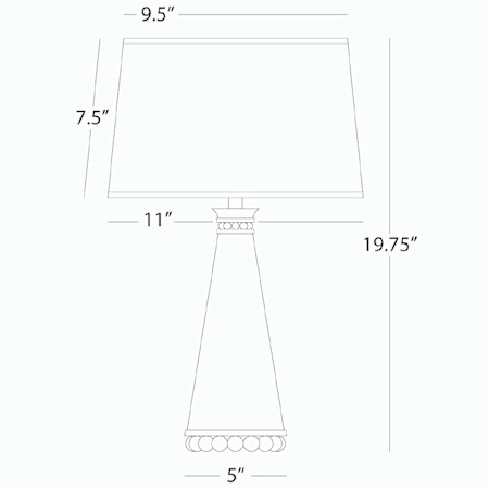 Robert Abbey-Pearl Fondine Nickel AL-Line Drawing