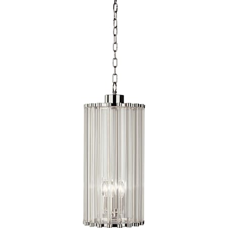 Robert Abbey Cole 5 Light 10" Wide Mini Pendant Polished Nickel