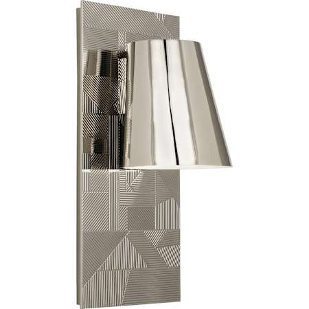 Robert Abbey Michael Berman Brut 16" Tall Wall Sconce Polished Nickel