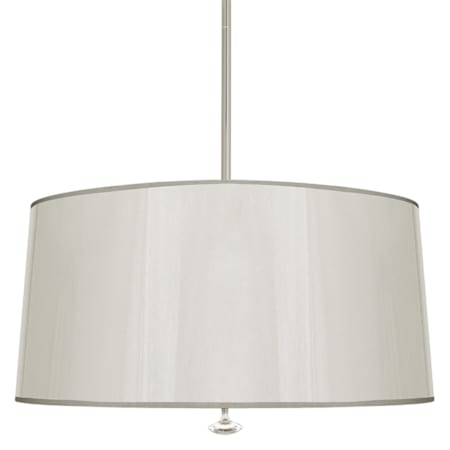 Robert Abbey Penelope 3 Light 26" Wide Pendant with Silver Paper Shade Polished Nickel