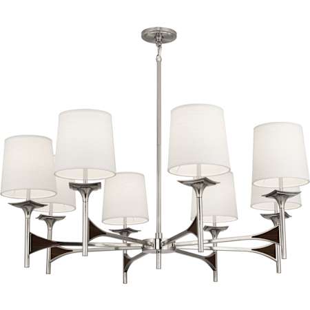 Robert Abbey-Trigger Chandelier-Nickel Full