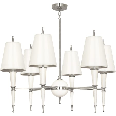Robert Abbey-Versailles OPQ Nickel Chandelier-Lily Full