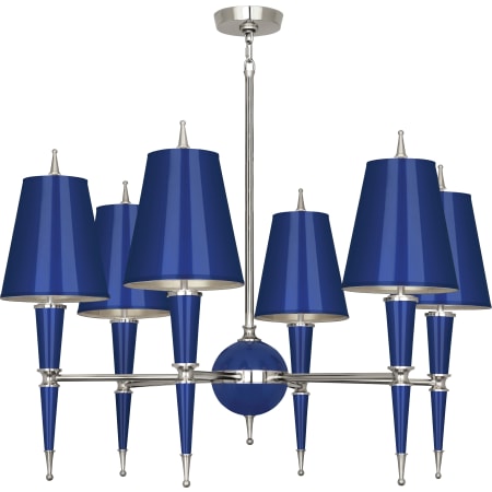Robert Abbey-Versailles OPQ Nickel Chandelier-Navy Full