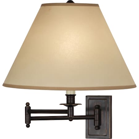 Robert Abbey Kinetic 15" Tall Wall Sconce with Paper Shade Deep Patina Bronze