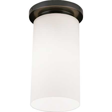 Robert Abbey Rico Espinet Nina 11" Tall Semi-Flush Ceiling Fixture with Cased Glass Shade Deep Patina Bronze