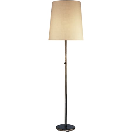 Robert Abbey Rico Espinet Buster 80" Tall Torchiere Floor Lamp with Fabric Shade Deep Patina Bronze