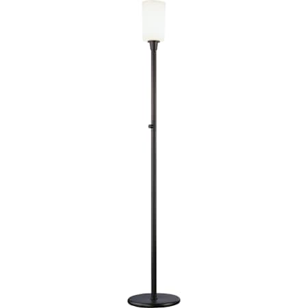 Robert Abbey Rico Espinet Nina 71" Tall Torchiere Floor Lamp with Cased Glass Shade Deep Patina Bronze