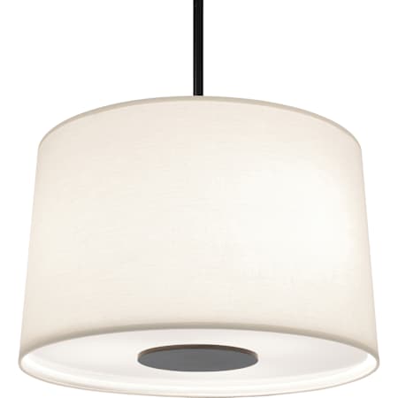 Robert Abbey Echo 3 Light 20" Wide Pendant with Fabric Shade Deep Patina Bronze