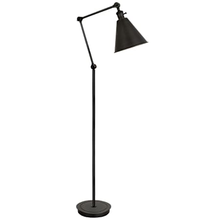 Robert Abbey Alloy 52" Tall Swing Arm Floor Lamp Deep Patina Bronze