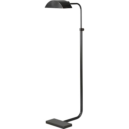 Robert Abbey Koleman 36" Tall Arc Floor Lamp Deep Patina Bronze