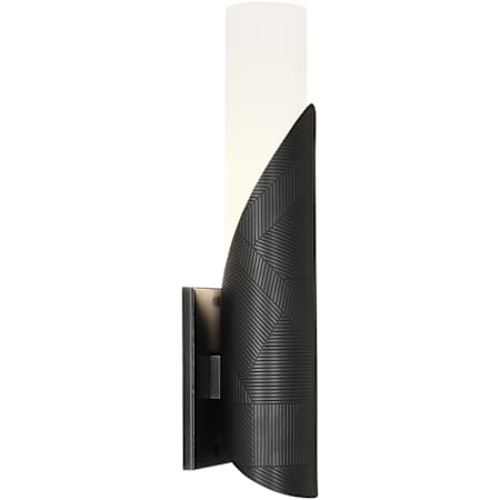 Robert Abbey Michael Berman Brut 17" Tall Wall Sconce with Frosted Glass Shade Deep Patina Bronze