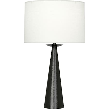 Robert Abbey Dal 30" Tall Buffet Table Lamp with Linen Shade Deep Patina Bronze