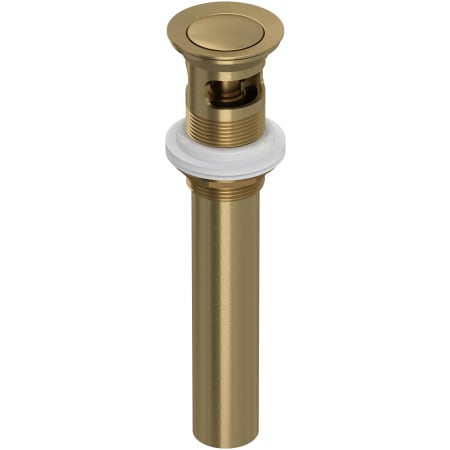 Rohl 1-1/4" Push Drain Assembly Antique Gold