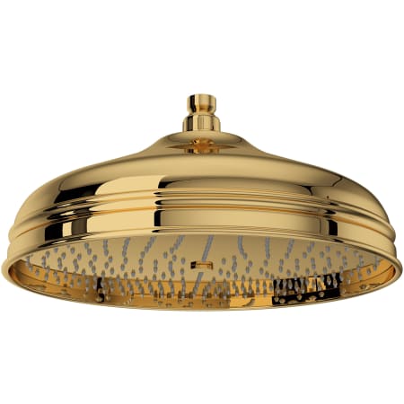 Rohl Bordano 1.8 GPM Single Function Rain Shower Head Italian Brass