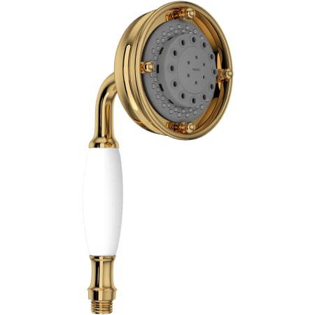 Rohl Spa Shower 1.8 GPM Multi Function Hand Shower Italian Brass