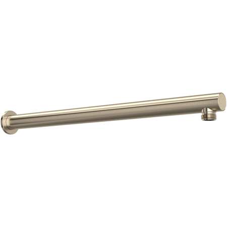 Rohl Tenerife 15-23/32" Wall Mounted Shower Arm and Flange Satin Nickel