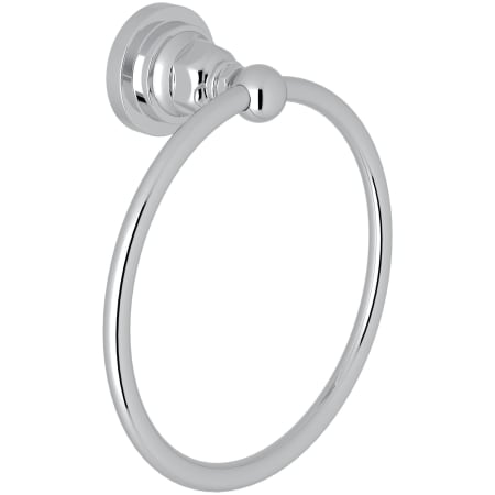 Rohl San Giovanni 6" Wall Mounted Towel Ring Polished Chrome