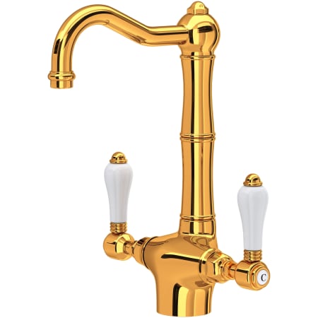 Rohl Acqui 1.5 GPM Single Hole Bar Faucet Italian Brass