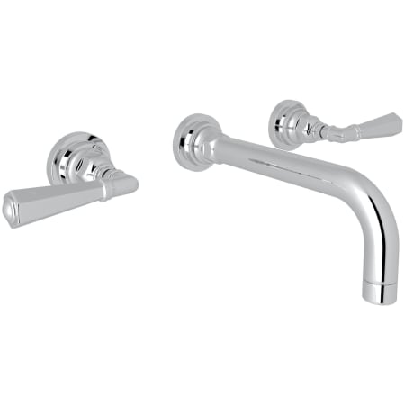 Rohl San Giovanni 1.2 GPM Wall Mounted Widespread Bathroom Faucet Polished Chrome