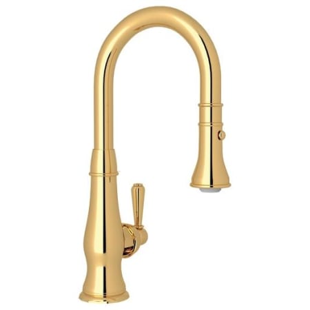 Rohl Patrizia 1.8 GPM Single Hole Pull Down Bar Faucet Italian Brass