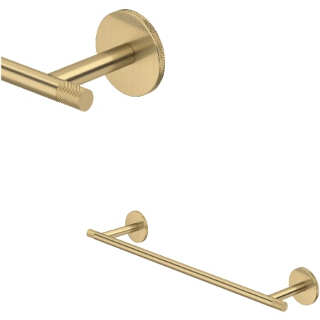 Rohl Amahle 18" Towel Bar Antique Gold