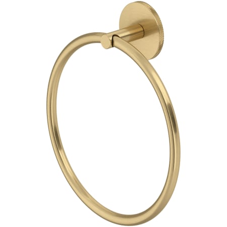 Rohl Amahle 7-1/8" Wall Mounted Towel Ring Antique Gold