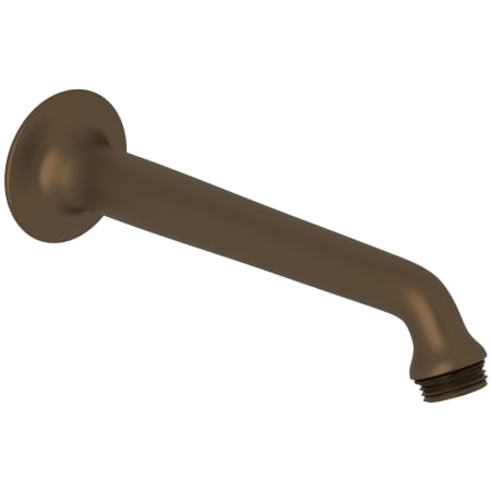 Rohl Spa Shower 7-1/8" Wall Mounted Shower Arm and Flange English Bronze